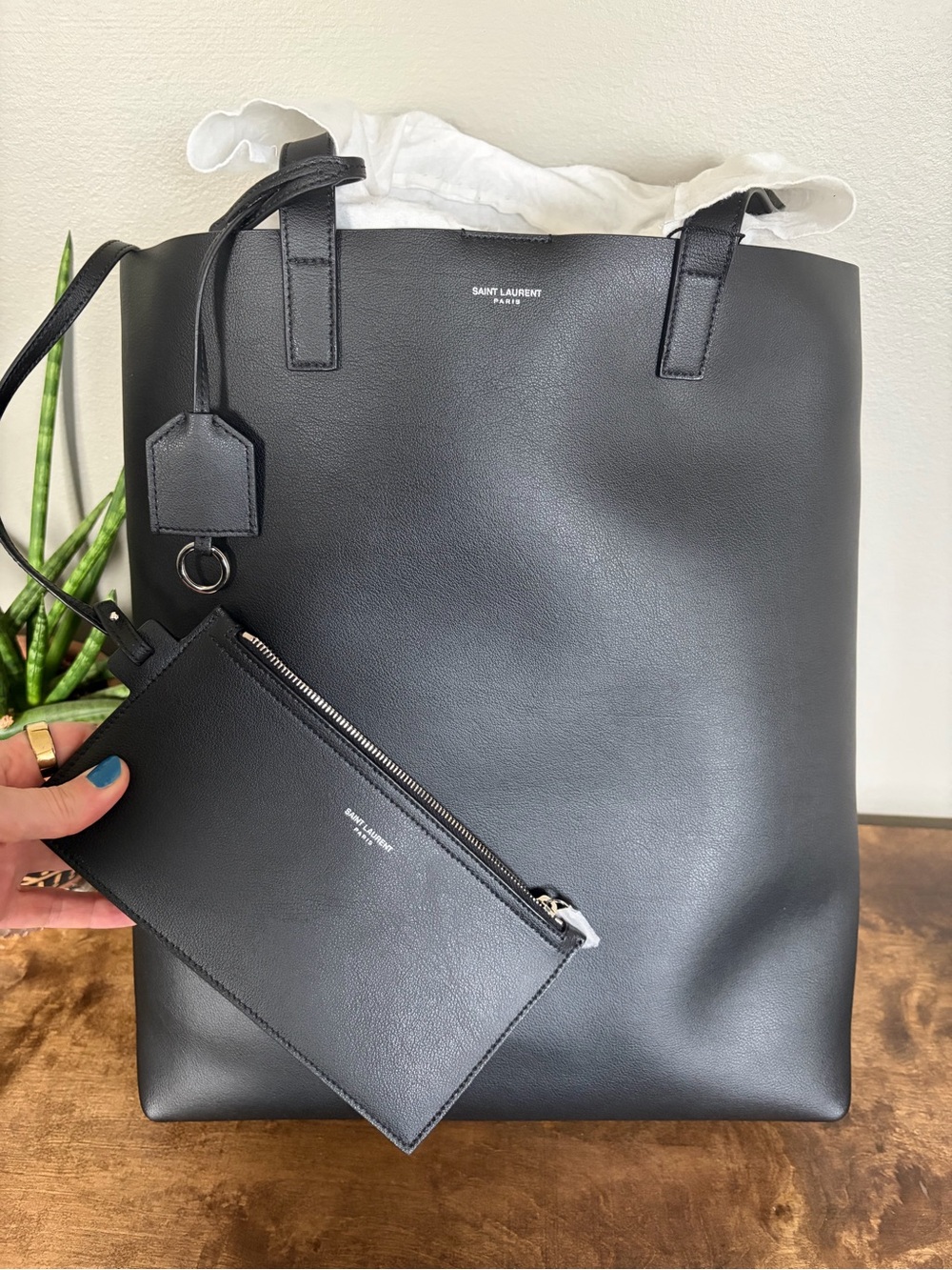 *Authentic* Saint Laurent Bold Shopping Tote NWOT